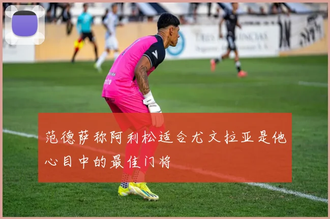 范德萨称阿利松适合尤文拉亚是他心目中的最佳门将